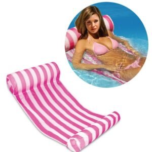 Water Hammock Lounger Pool Float Inflatable Air Mattress Swimming Equipment Accessories - 2