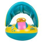 Summer Baby Swimming Pool Inflatable Swim Float Water Fun Toys Ring Seat Boat Kids Beach Sport - 3
