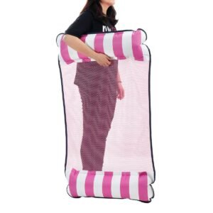 Summer Floating Water Hammock Float Lounger Inflatable Bed Air Mattresses Swimming Ring Pool Lounge Chair - 2