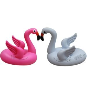 Summer Inflatable Flamingo Swimming Ring For Kids Pool Float Infant Toddler Safety Seat Boat Child Water Toys - 2