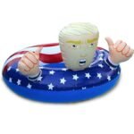 Summer Inflatable Trump Circle Water Bed Swimming Ring Thickened Oversized Pool Party Rings Float - 4