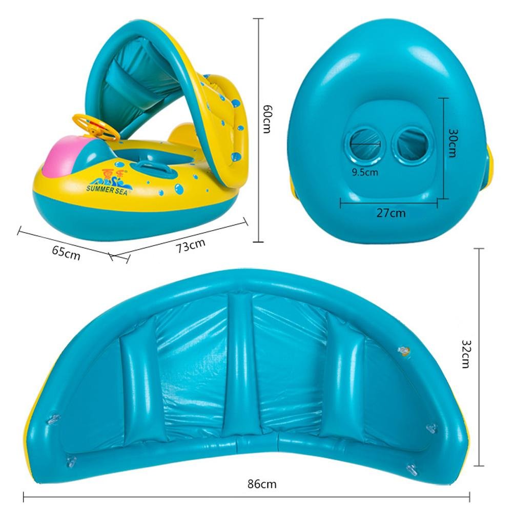 Inflatable Baby Swim Float Ring Summer Beach Pool Water Sport Toy Kids Safety Seat Boat - 10 Inflatable Baby Swim Float Ring Summer Beach Pool Water Sport Toy Kids Safety Seat Boat - 10