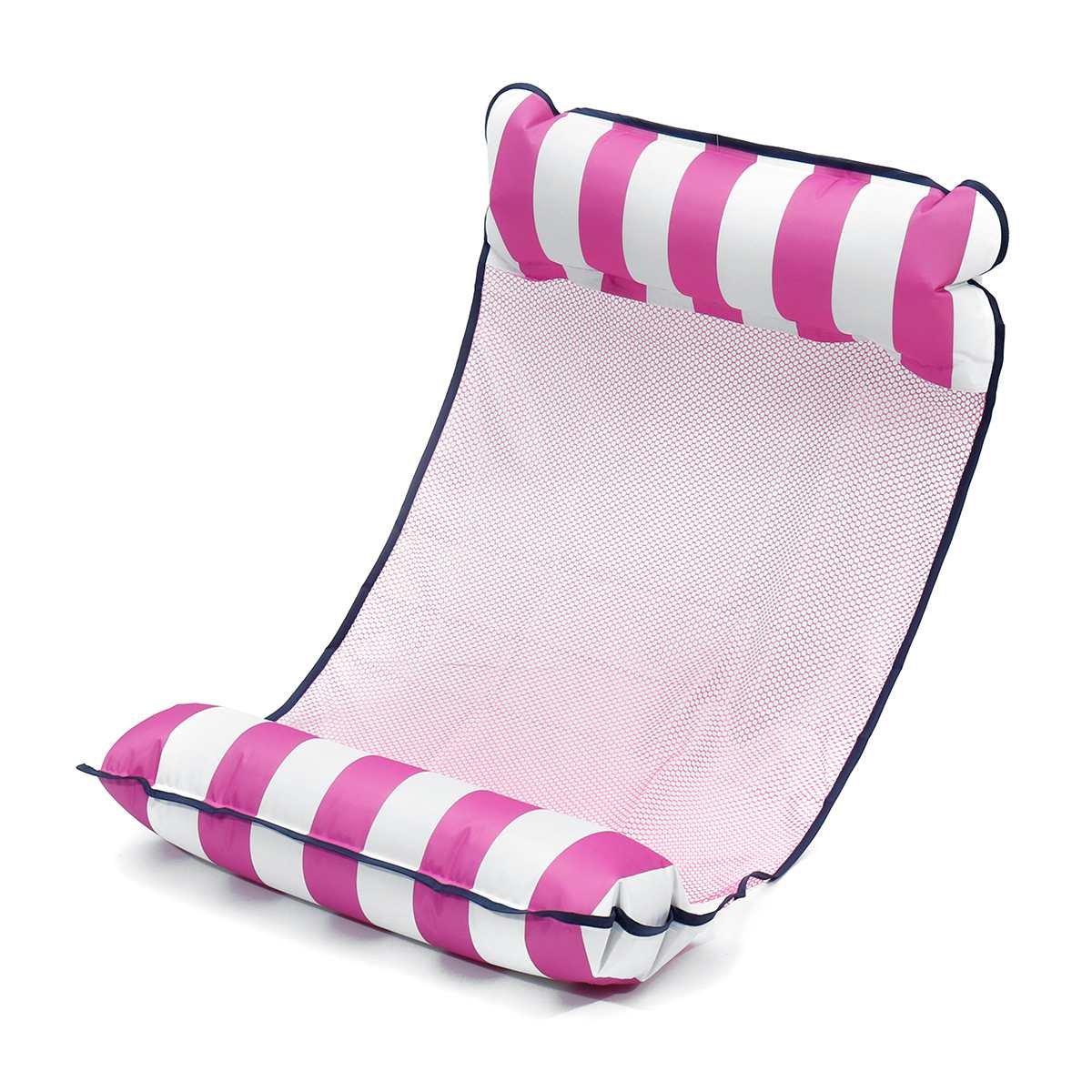 Deluxe Inflatable Floating Water Hammock Summer Pool Lounger Air Bed Swim Ring Relaxation Lounge Chair - 4