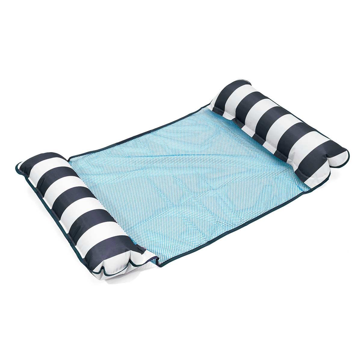 Deluxe Inflatable Floating Water Hammock Summer Pool Lounger Air Bed Swim Ring Relaxation Lounge Chair - 5