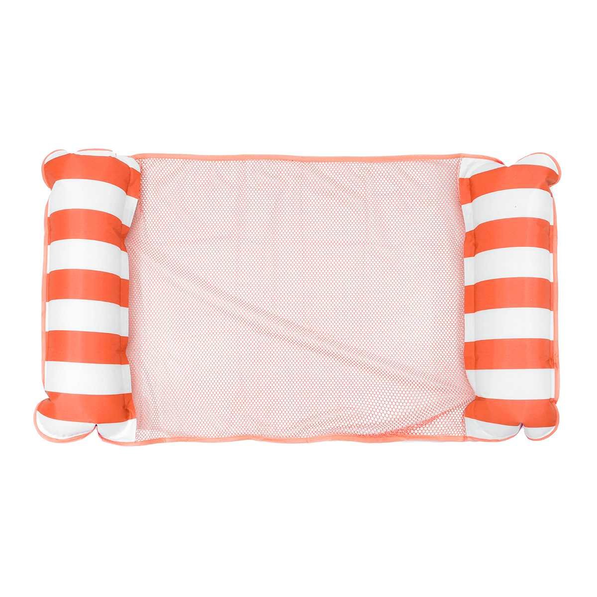 Deluxe Inflatable Floating Water Hammock Summer Pool Lounger Air Bed Swim Ring Relaxation Lounge Chair - 6