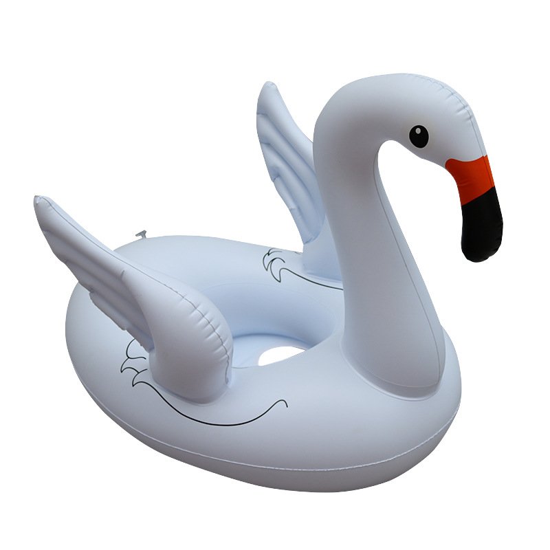 Infant Toddler Safety Seat Boat Flamingo Pool Float Kids Summer Inflatable Swimming Ring Water Fun Toys - 3