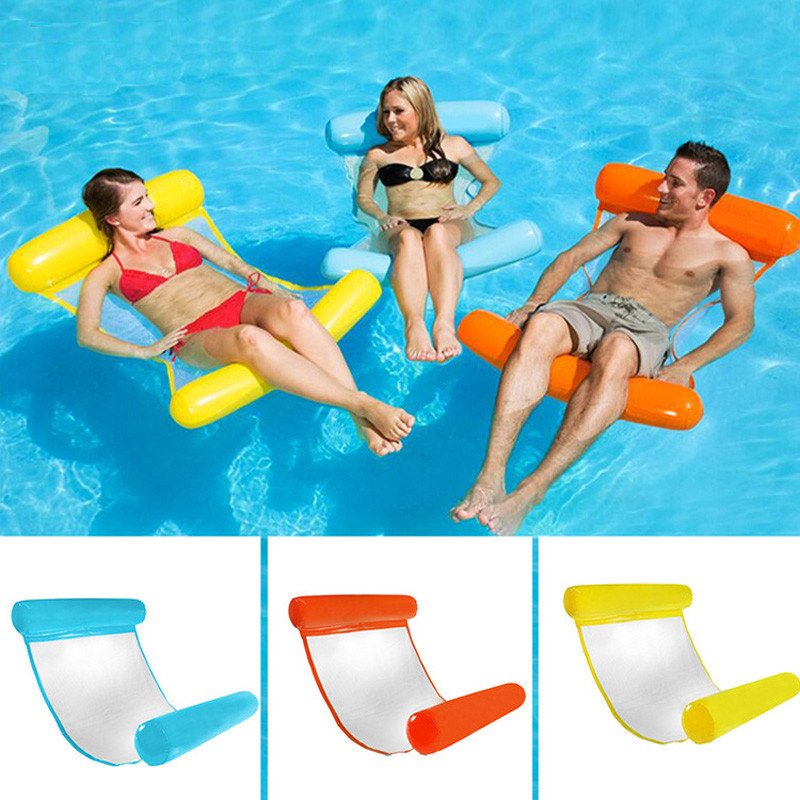 Oversized Summer Inflatable Trump Pool Float Thickened Water Bed Swimming Ring For Pool Parties - 3