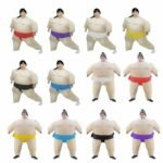 Sumo Wrestler Costume Inflatable Suit Blow Up Outfit Cosplay Halloween Carnival Party Dress For Girls Boys Man Woman - 3