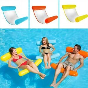 Swimming Pool Floating Inflatable Hammock 130x73cm Lazy Water Lounger Swim Ring - 2