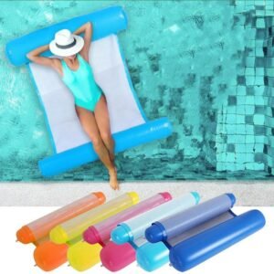 Swimming Pool Floating Inflatable Hammock 130x73cm Lazy Water Lounger Swim Ring