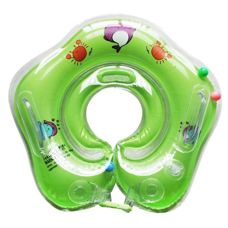 Baby Swimming Neck Ring Float Tube With Water Cup Holder Pool And Bath Accessories - 4 Baby Swimming Neck Ring Float Tube With Water Cup Holder Pool And Bath Accessories - 4