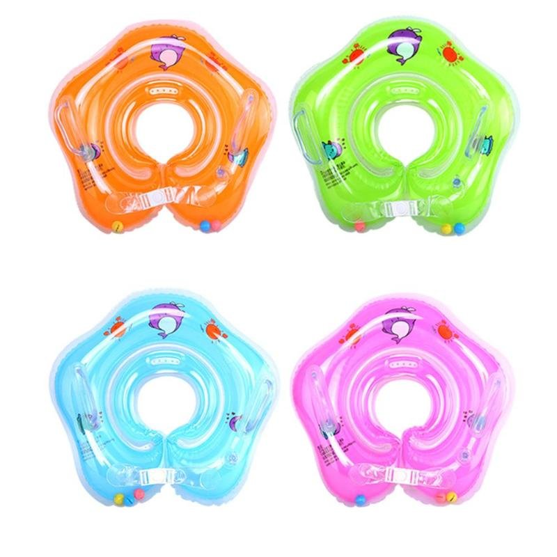 Baby Swimming Neck Ring Float Tube With Water Cup Holder Pool And Bath Accessories - 12 Baby Swimming Neck Ring Float Tube With Water Cup Holder Pool And Bath Accessories - 12