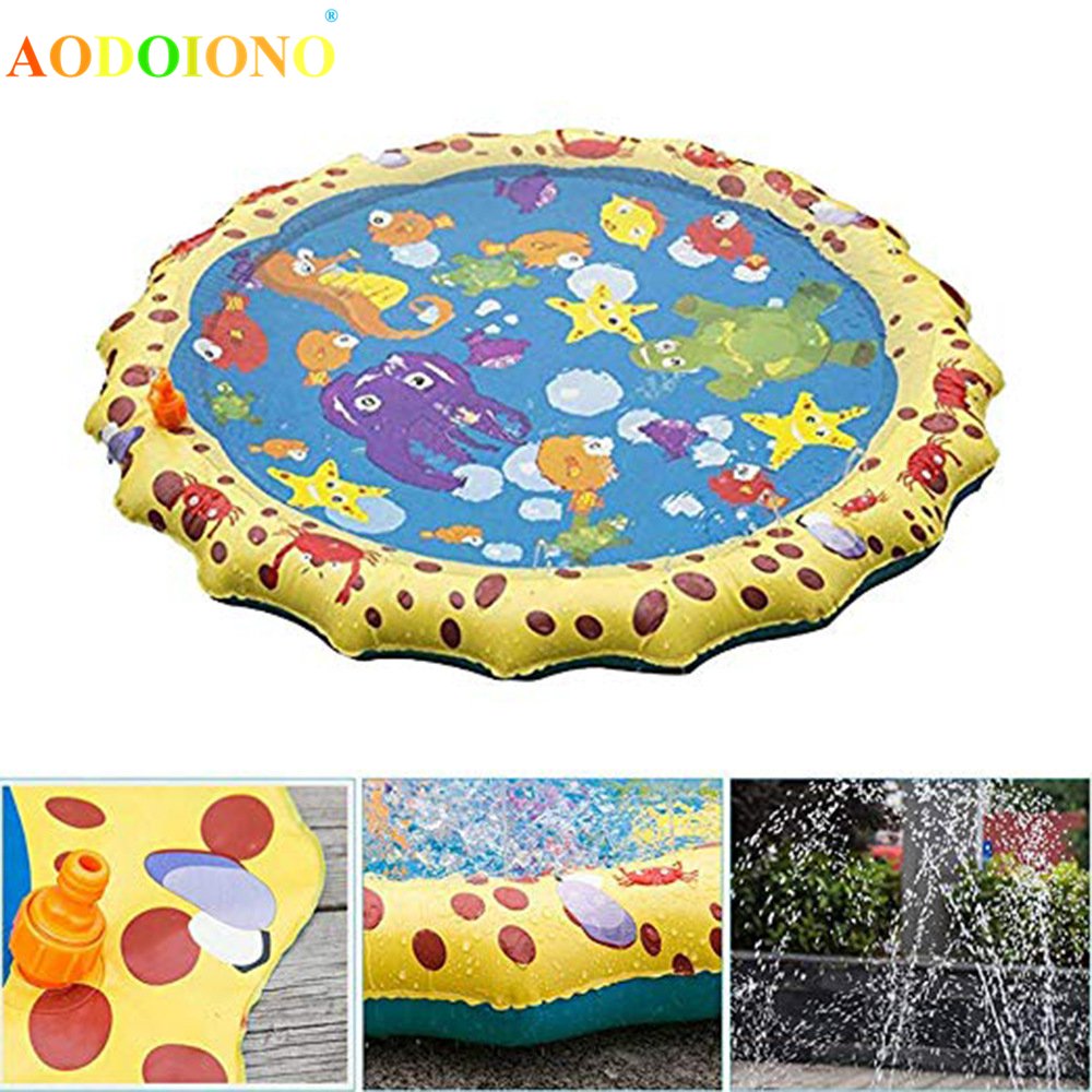 Outdoor Baby Splash Mat Lawn Beach Play Game Sprinkler Fun Water Spray Pool Squirt Toy For Kids - 2 Outdoor Baby Splash Mat Lawn Beach Play Game Sprinkler Fun Water Spray Pool Squirt Toy For Kids - 2