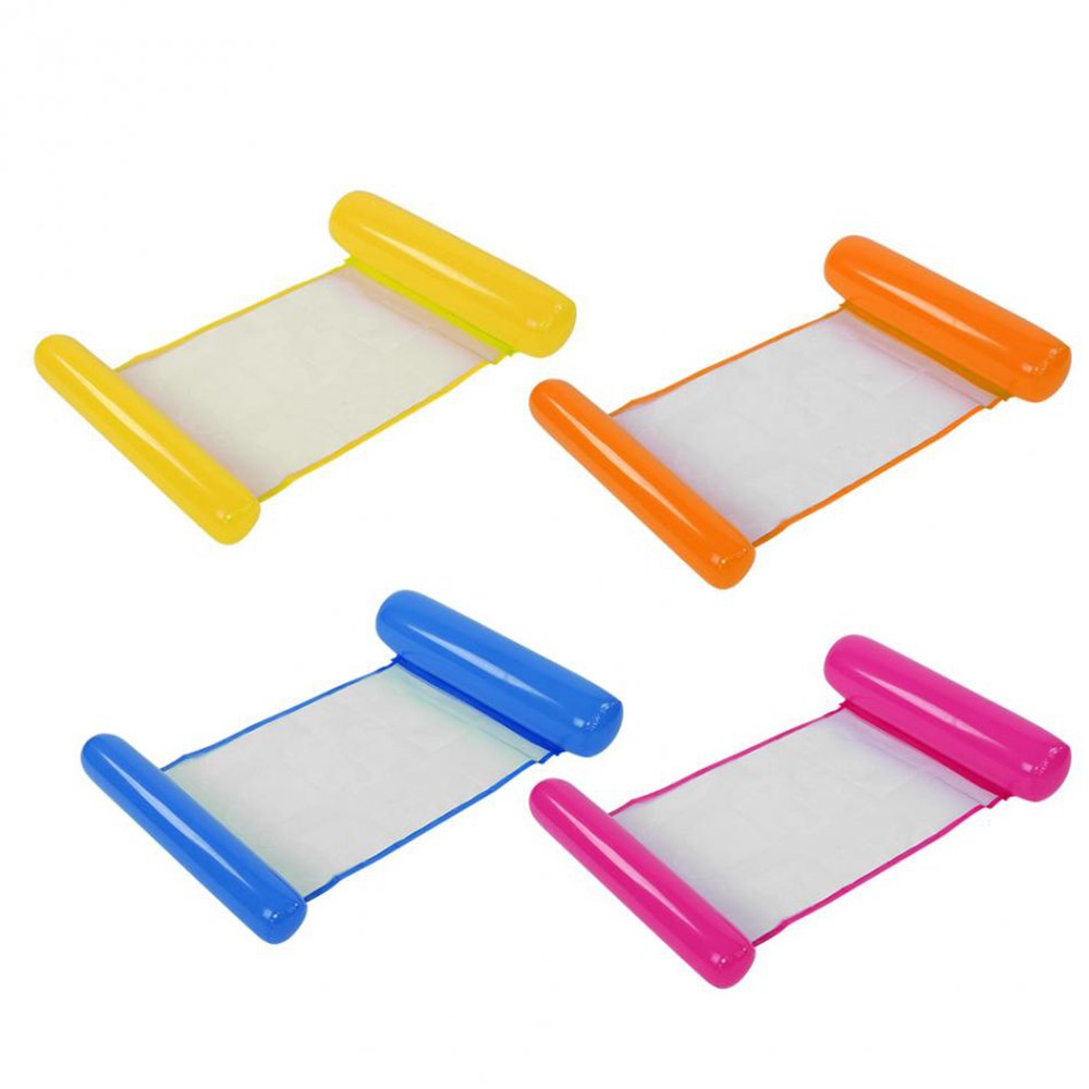 Floating Inflatable Hammock 130x73cm Luxury Swim Ring Water Lounger For Pool Beach Relaxation - 7