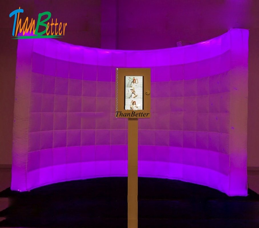 Thanbetter Portable 25x24m Fabric Inflatable Backdrop Wall For Professional Photography And Events Foldable And Durable - 1