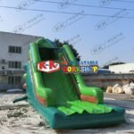The Child Fun City Inflatable Dry Slide Jump Bed Combination - 4