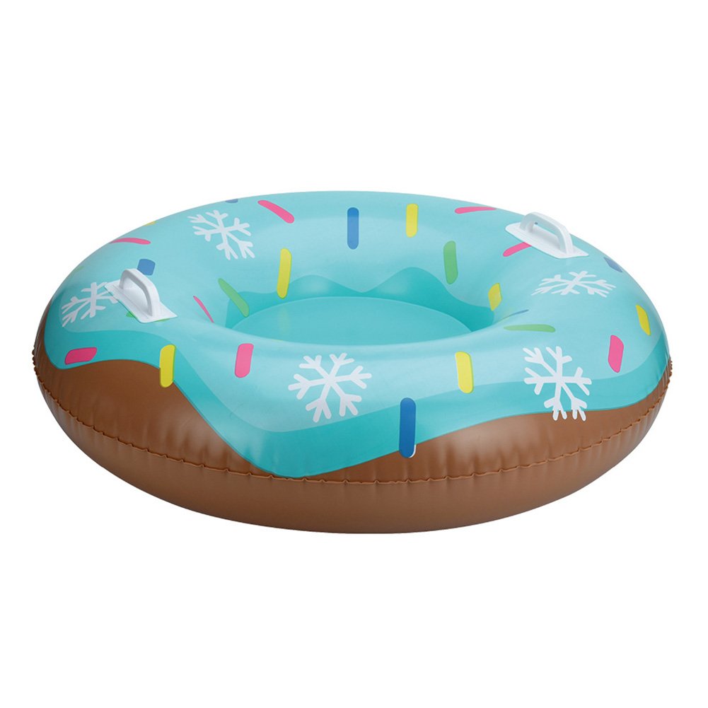 Durable Lightweight Inflatable Sled Snow Tube Thickened Wearresistant Flexible Donut Shape For Kids Adults Outdoor Winter Sport Activity - 5 Durable Lightweight Inflatable Sled Snow Tube Thickened Wearresistant Flexible Donut Shape For Kids Adults Outdoor Winter Sport Activity - 5