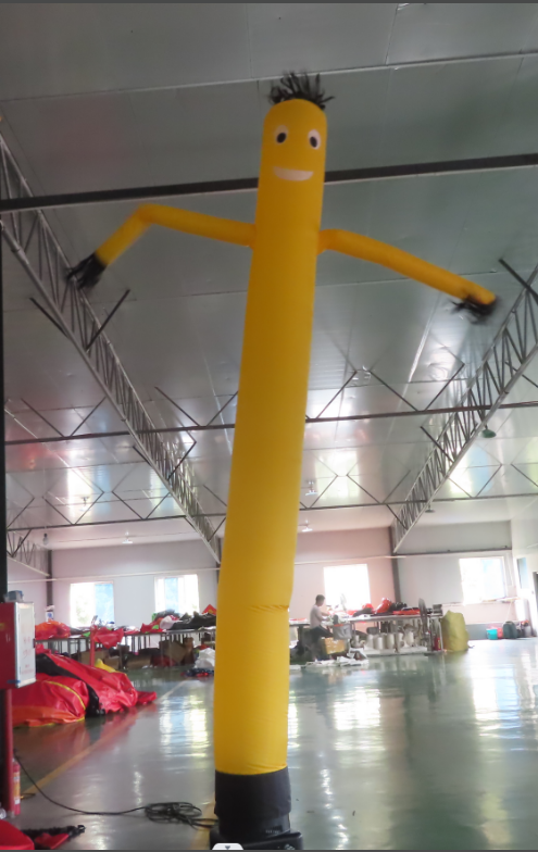 5m Single Leg Inflatable Sky Dancer 45cm Diameter Eyecatching Advertising Tube For Outdoor Events - 1