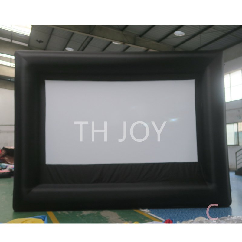 Outdoor Inflatable Movie Screen Portable Dualsided Projection Ideal For Backyard Parties Events Door To Door Deliverable - 1
