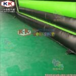 Green Inflatable Climbing Wall Giant With Bouncer For Kids And Adult - 3