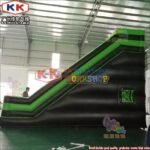 Green Inflatable Climbing Wall Giant With Bouncer For Kids And Adult - 5