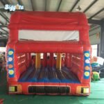 Pvc Inflatable Bounce House Kids Bouncy Castle With Blowers - 2