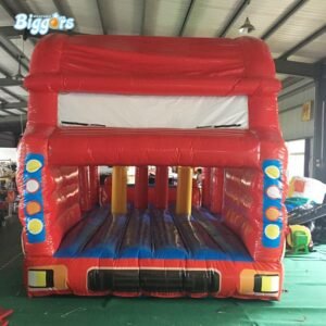 Pvc Inflatable Bounce House Kids Bouncy Castle With Blowers - 2