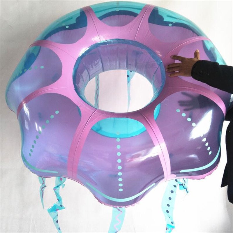 Summer Fun Transparent Jellyfish Inflatable Pool Float Water Party Raft Swimming Mattress Holiday Toy Chair - 12 Summer Fun Transparent Jellyfish Inflatable Pool Float Water Party Raft Swimming Mattress Holiday Toy Chair - 12