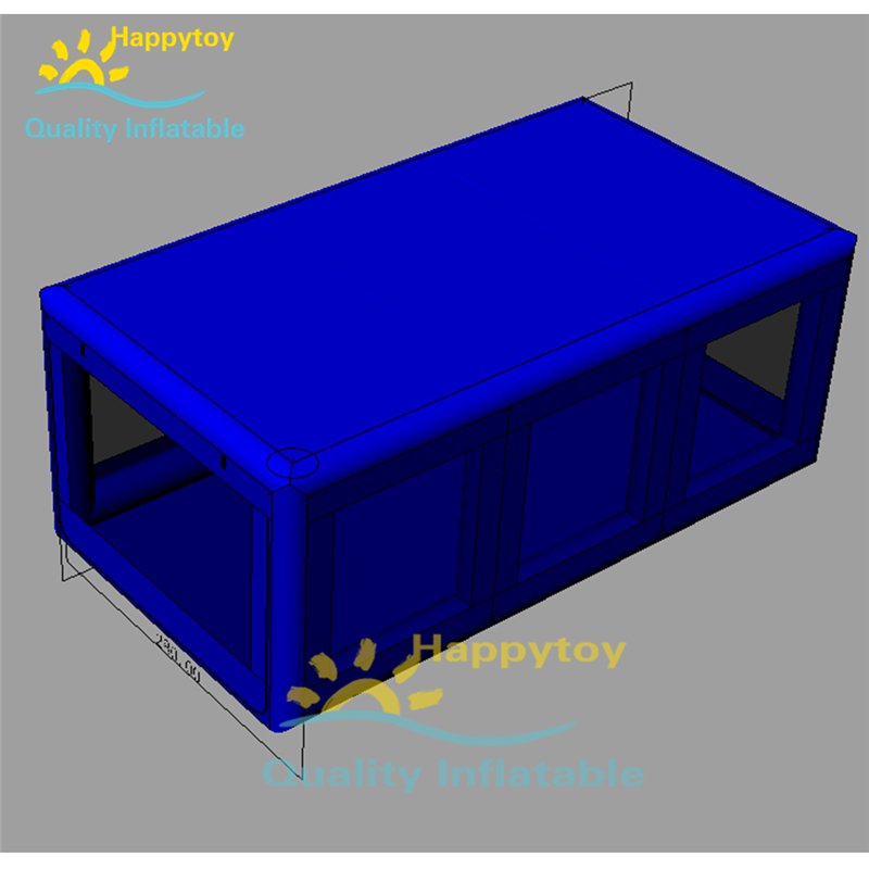Inflatable Car Capsule Transparent Vehicle Storage Garage Durable Showcase Trade Tent For Auto Protection - 9