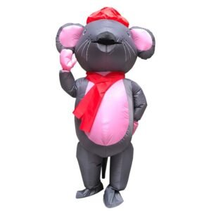 Valentine Costume Adult Couple Funny Mouse Inflatable Clothing Cute Creative Fancy Toys G40 - 2