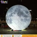 Day 2m Dia Inflatable Moon Ball Balloon With Led Light For Bar Club - 3