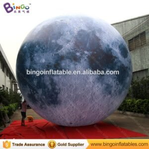 Day 2m Dia Inflatable Moon Ball Balloon With Led Light For Bar Club - 2