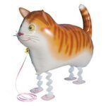 Walking Balloon Pet Cat Kids Toy Inflatable For Xmas Foil Cute Lovely Can Be Used No Extra Automatic - 4