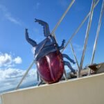 Water Inflatable Swimming Ring Giant Beetle Pool Float Lounge Animal Air Mattress Life Buoy Raft Boys Toys - 2