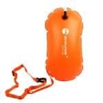 Water Sports Safety Swim Device Inflated Buoy Flotation For Pool Open Sea Orange - 2