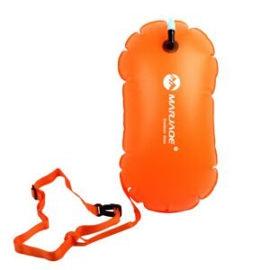 Water Sports Safety Swim Device Inflated Buoy Flotation For Pool Open Sea Orange - 2