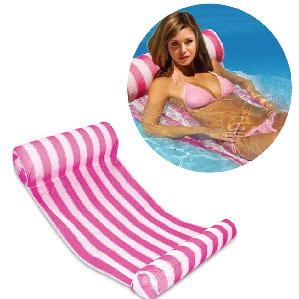 Inflatable Pool Float Lounger Water Hammock Air Mattress Swimming Pool Accessories Relaxation Equipment - 3