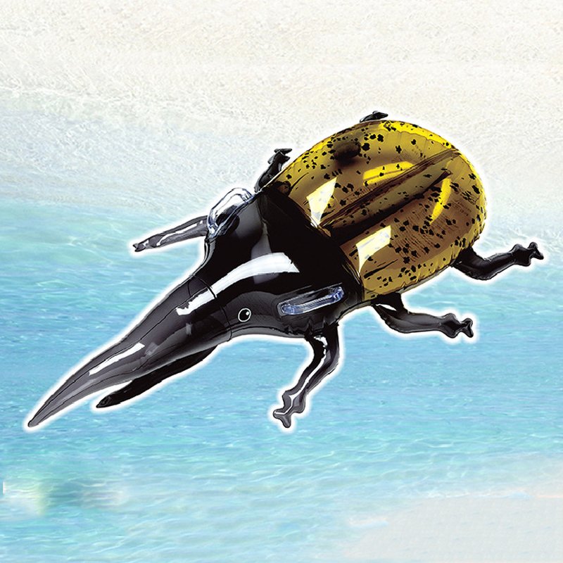 Boys Giant Beetle Inflatable Water Pool Float Swimming Ring Air Mattress Raft Animal Lounge Toy Life Buoy - 4