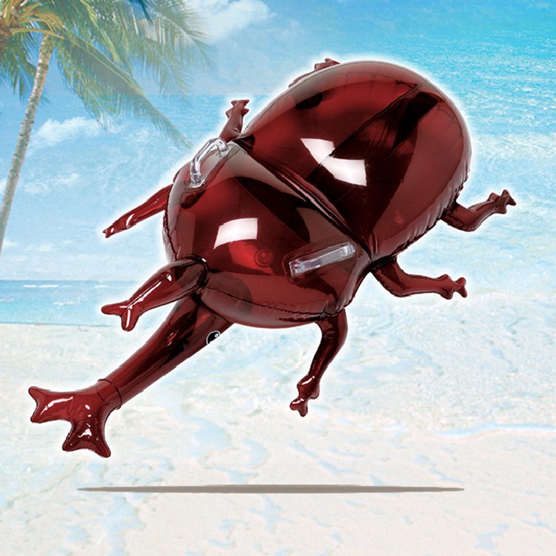 Boys Giant Beetle Inflatable Water Pool Float Swimming Ring Air Mattress Raft Animal Lounge Toy Life Buoy - 5
