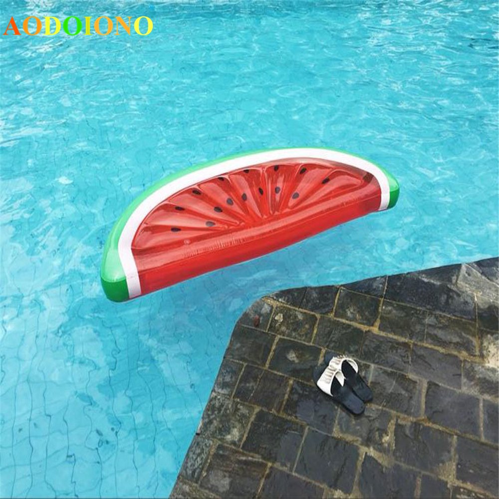 Watermelon Giant Inflatable Pool Float Swim Ring Air Mattress For Adults Children Party Swim Toys - 4 Watermelon Giant Inflatable Pool Float Swim Ring Air Mattress For Adults Children Party Swim Toys - 4