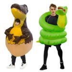 Waterproof Outdoor Inflatable Clothing Toys Festival Party Role Playing Costume Props Dinosaur Snake Shape