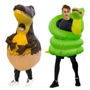 Waterproof Outdoor Inflatable Clothing Toys Festival Party Role Playing Costume Props Dinosaur Snake Shape