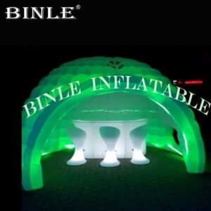 Waterproof Airblown Led Lighting Inflatable Half Dome Tent White Igloo For Party Meeting Event - 2
