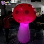 2mh Inflatable Cartoon Mushroom Model With Led Lighting For Amusement Park Decoration Fancy Design Toy - 4