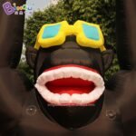 4 Meters High Inflatable Orangutan With Missile For Amusement Park Decorcation Blow Up Display Toys - 5