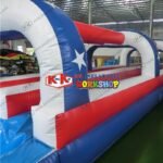 With A Pool Of Double Inflatable Water Slide Slip And - 3