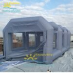 With Filter 2 Air Blowers For Car Use Inflatable Spray Paint Booth Tent - 3