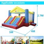 Yard Big Inflatable Bounce House Double Sides 5 X4 X 2 7m Jumping Bouncy Castle Outdoors Toys Kids Play Funny Party - 4
