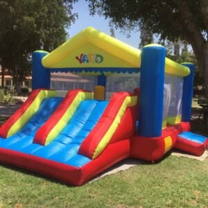 Yard Big Inflatable Bounce House Double Sides 5 X4 X 2 7m Jumping Bouncy Castle Outdoors Toys Kids Play Funny Party