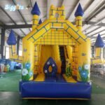 Yard Commercial Pvc Inflatable Trampoline Jumper Bounce House Bouncy Castle With Slide - 2